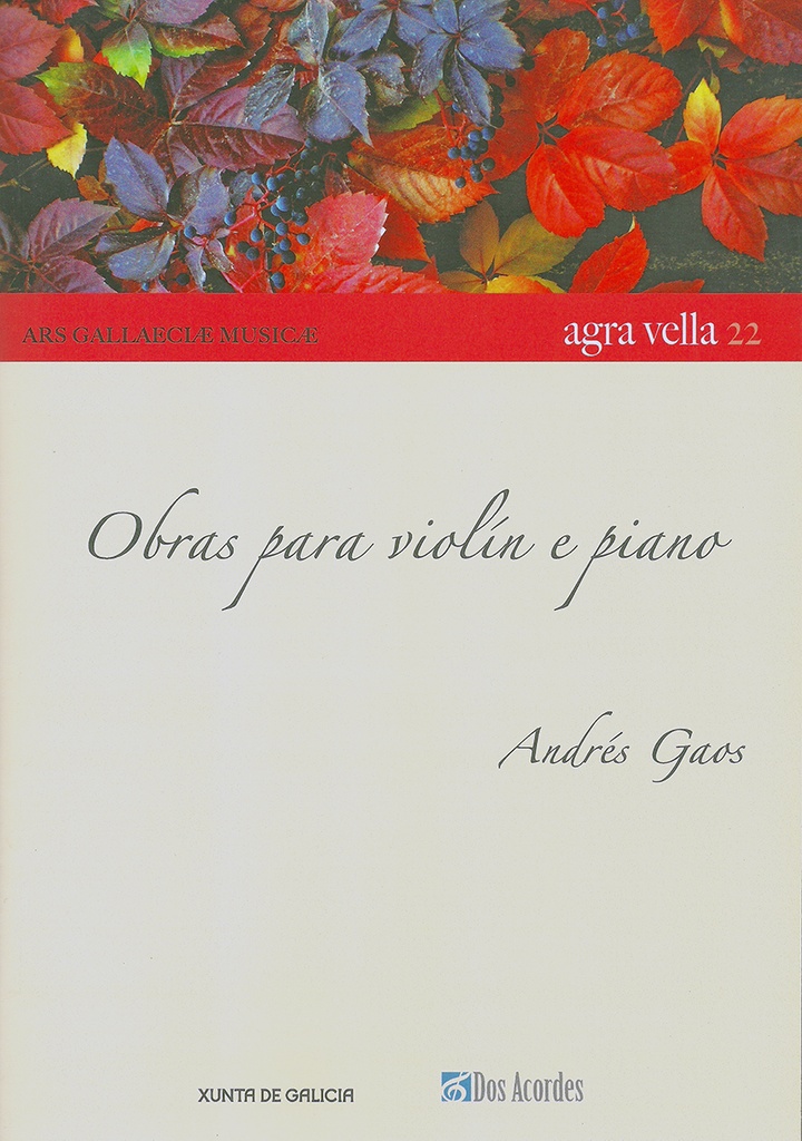 Andrés Gaos: Works for violin and piano