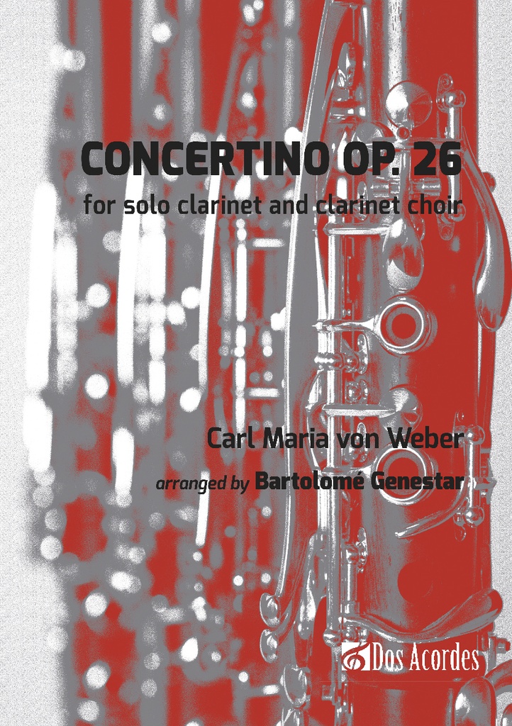 Concertino op. 26 for solo clarinet and clarinet choir