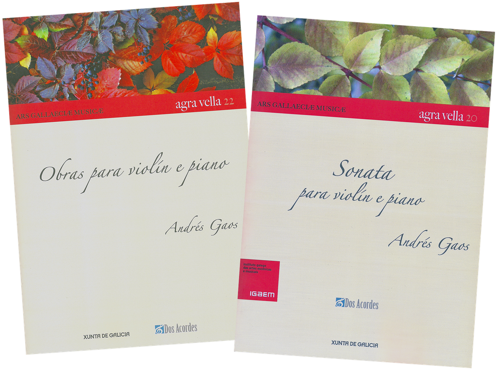 Andrés Gaos: Works for violin and piano