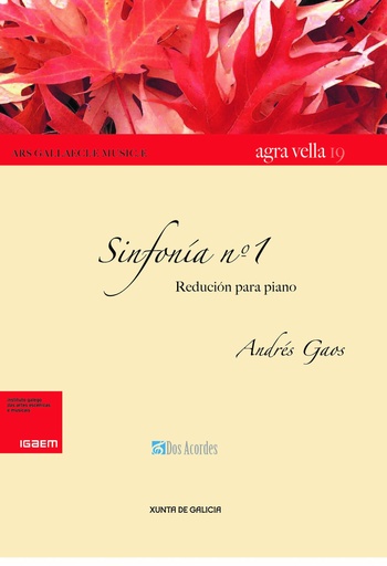 Andrés Gaos: Symphony no. 1, piano reduction