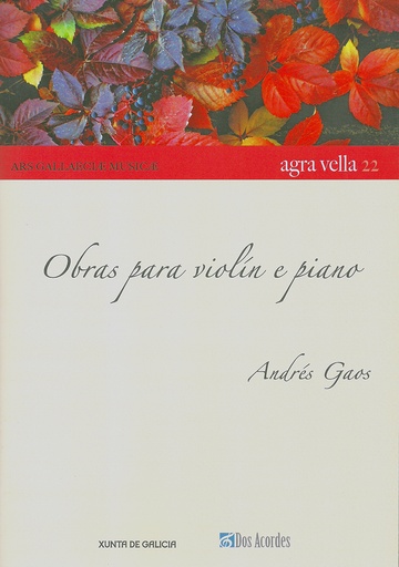 Andrés Gaos: Works for violin and piano