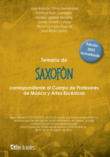 Temario de Saxofón
