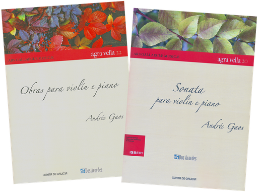 Andrés Gaos: Works for violin and piano